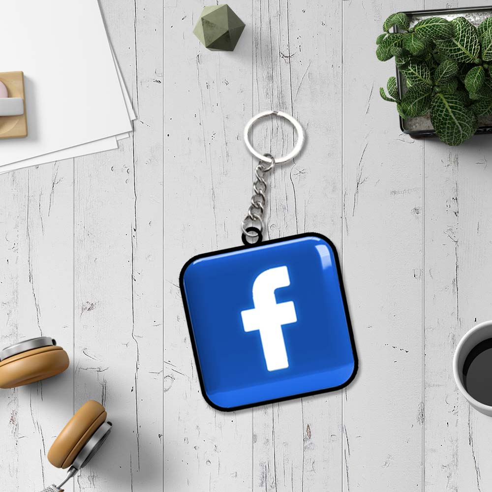 Connect in Style: Social Media Keychain Collection - Image 2