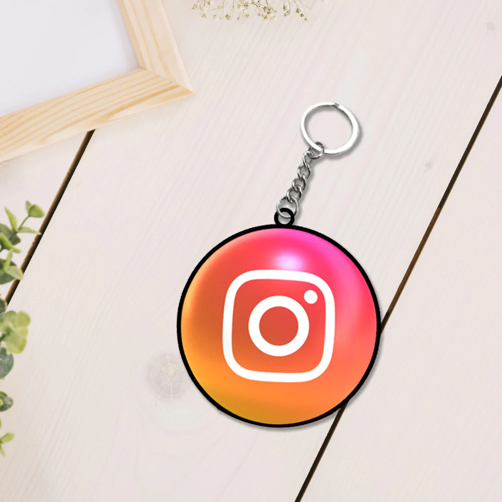 Connect in Style: Social Media Keychain Collection - Image 3