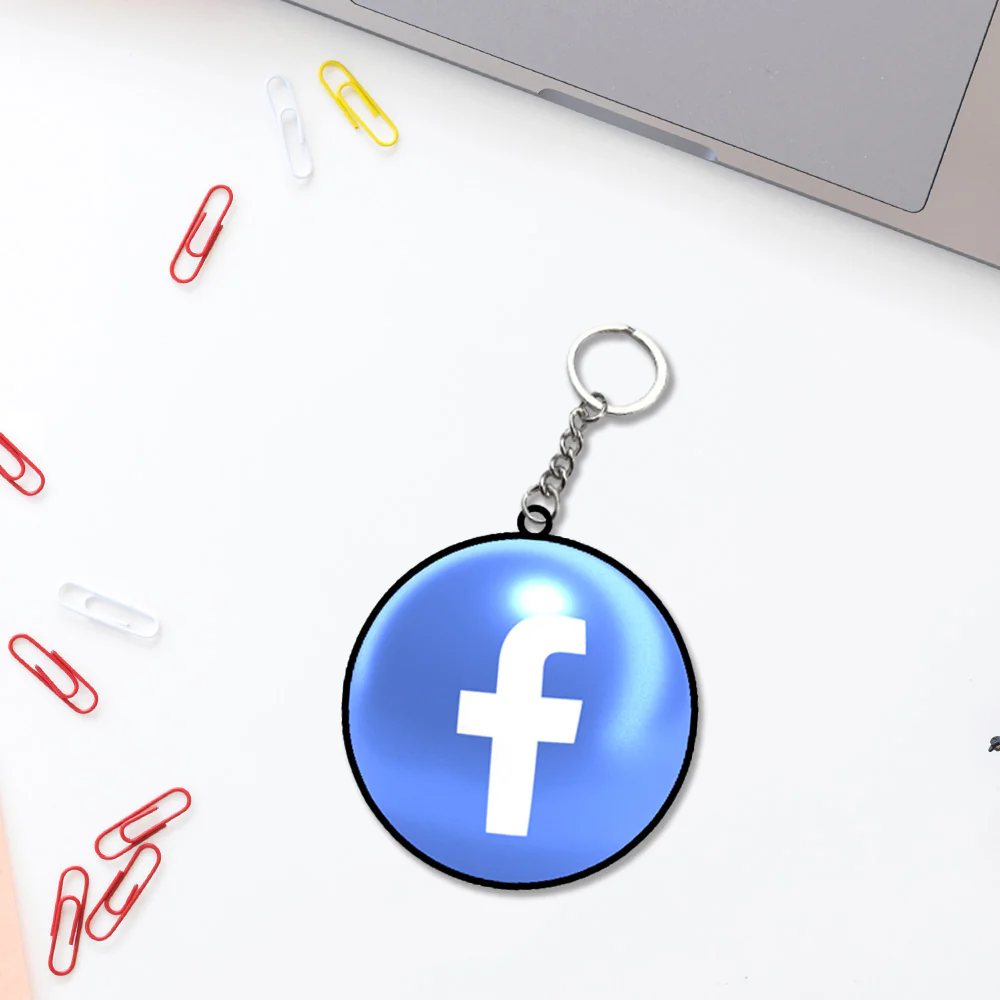 Connect in Style: Social Media Keychain Collection - Image 5