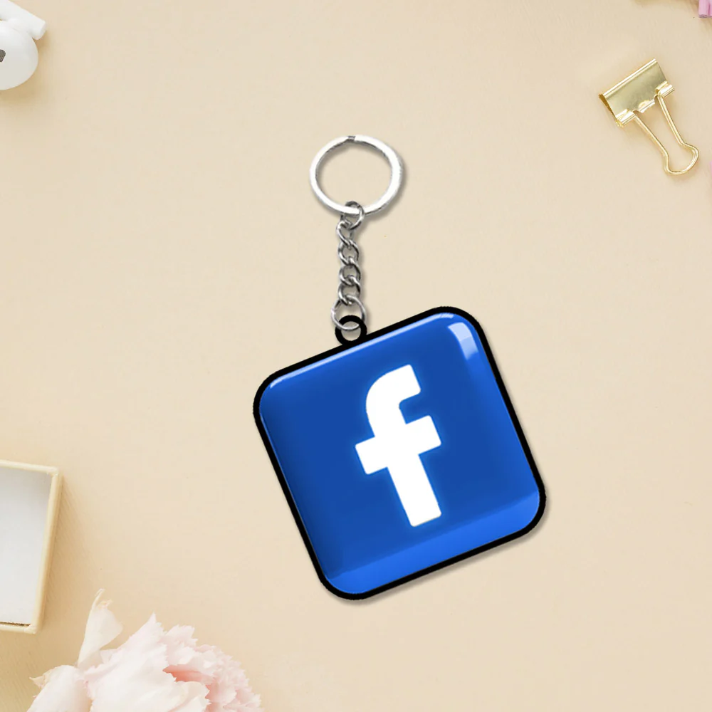 Connect in Style: Social Media Keychain Collection - Image 8