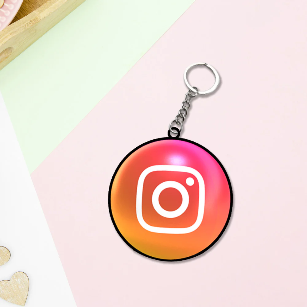 Connect in Style: Social Media Keychain Collection - Image 9