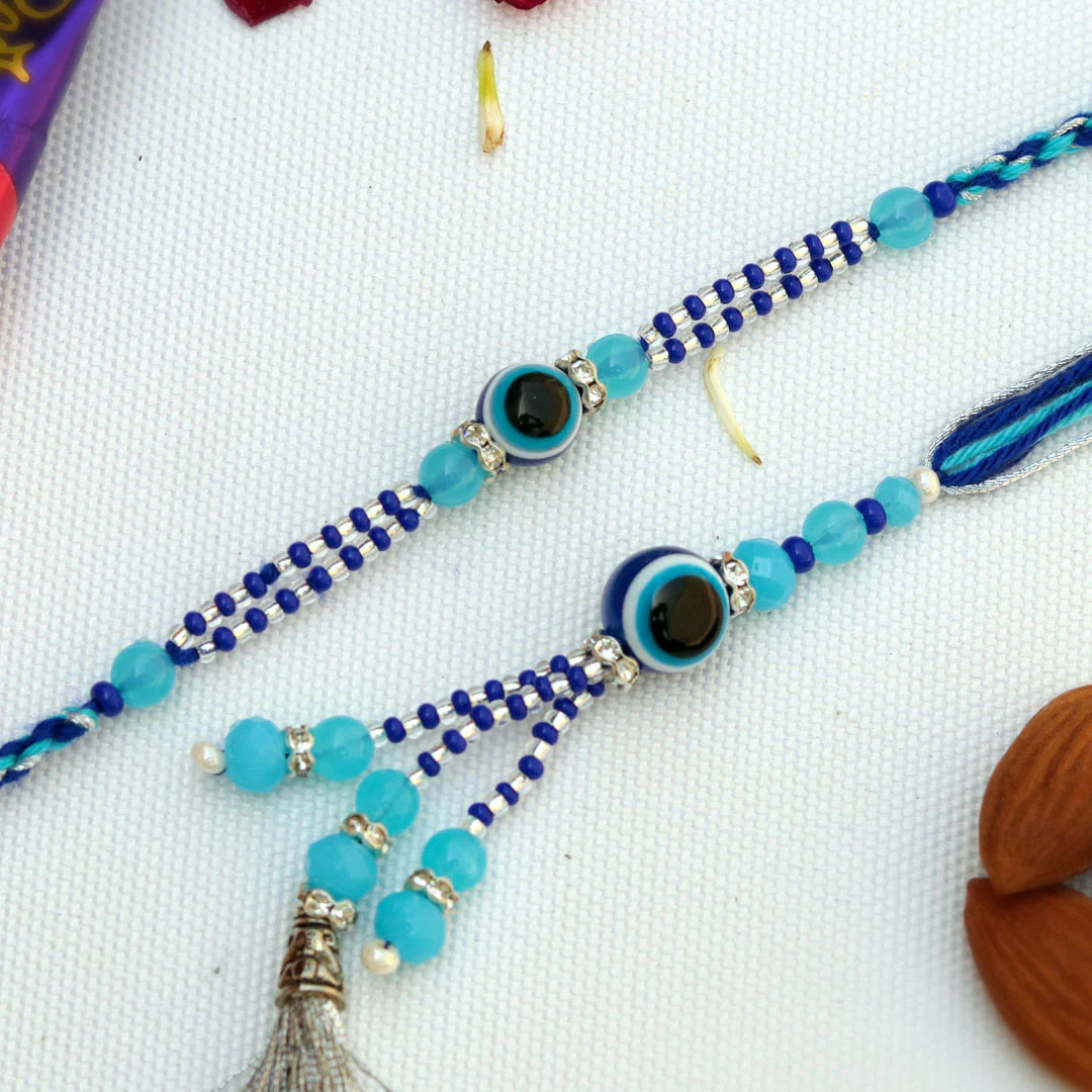 Couple & Evil Eye Rakhi for Raksha Bandhan - Image 8