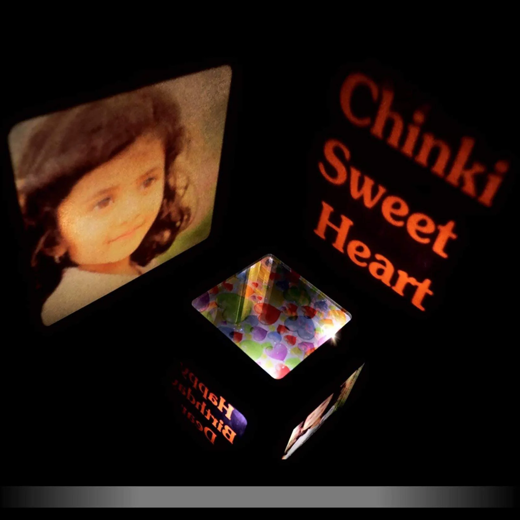 Wooden Shadow Box With Photo - Image 4