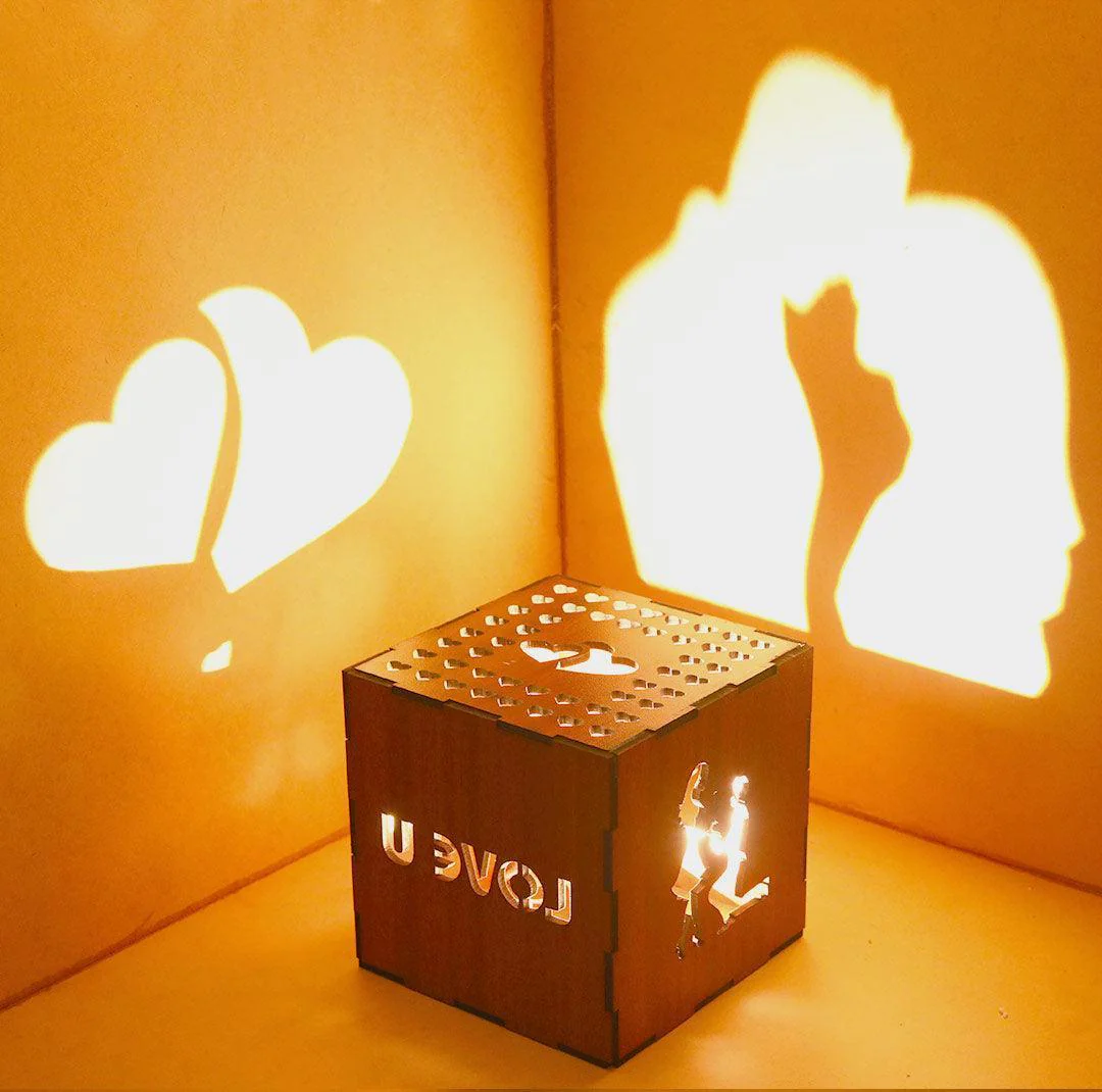 Customized Anniversary Wooden Shadow box - Image 5