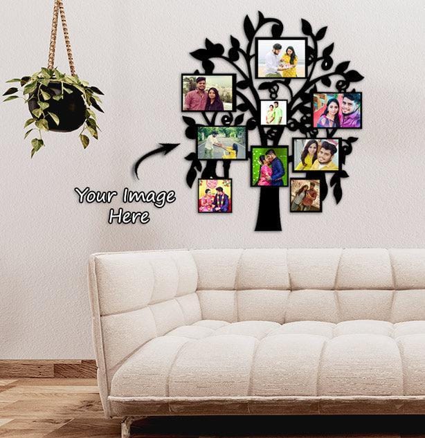 Personalized Wooden Photo Family Tree - Image 4