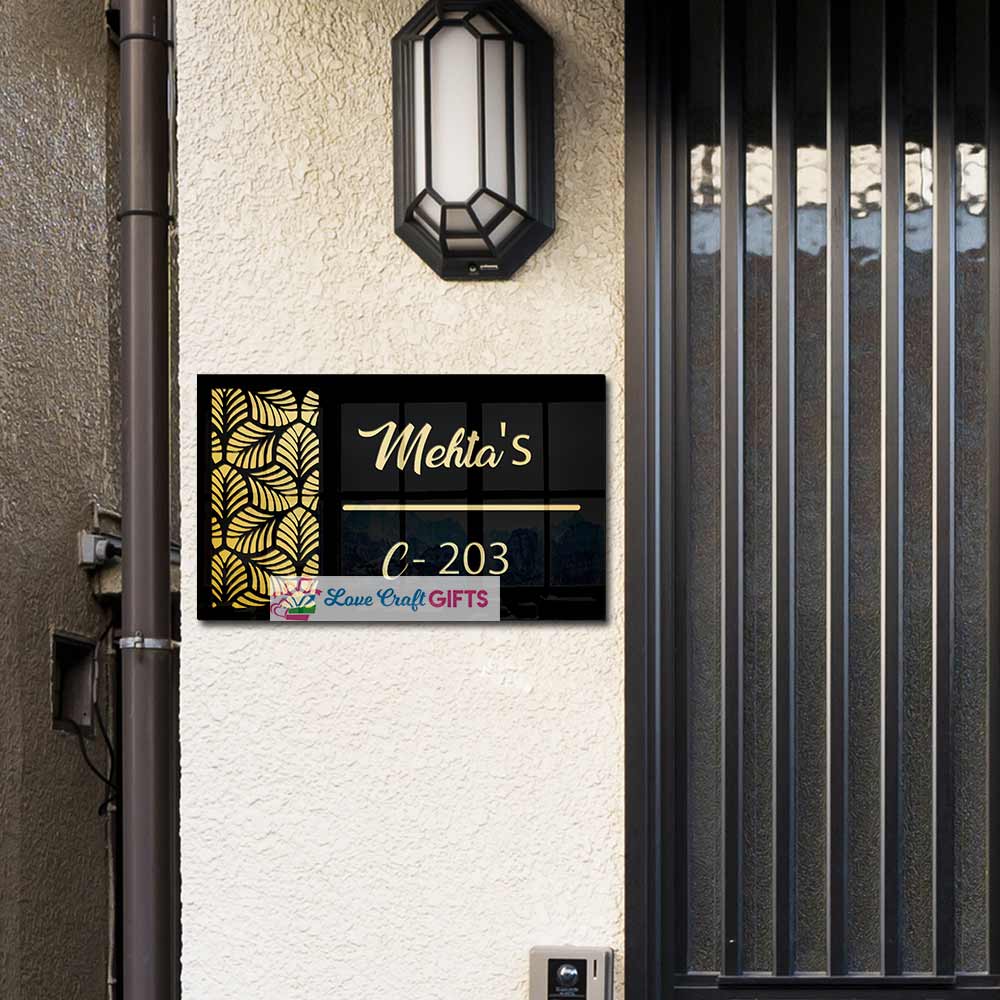 Creative Acrylic Home Name Plates-12x15" - Image 2