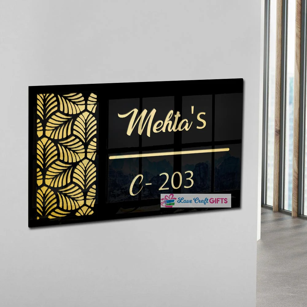 Creative Acrylic Home Name Plates-12x15" - Image 3