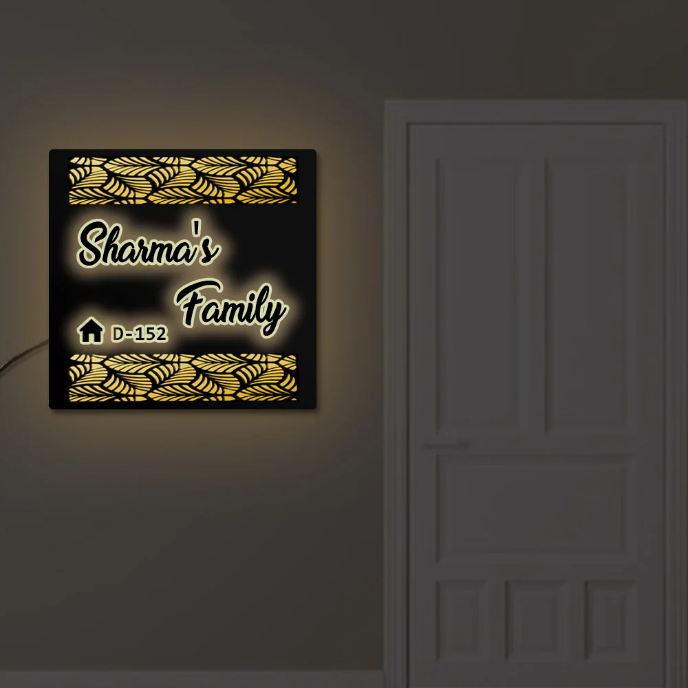 Creative LED Name Plates For Home - Image 2