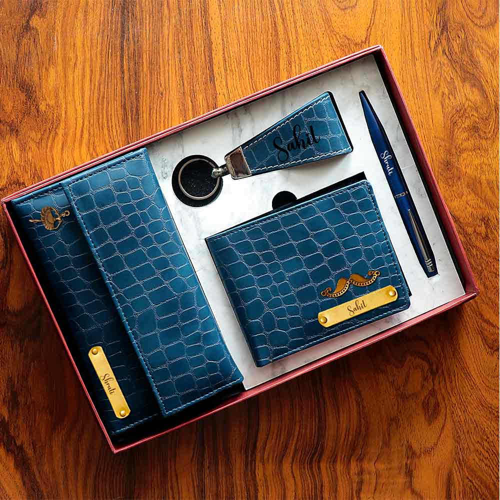 Crocodile Leather Corporate Combo Gift Set