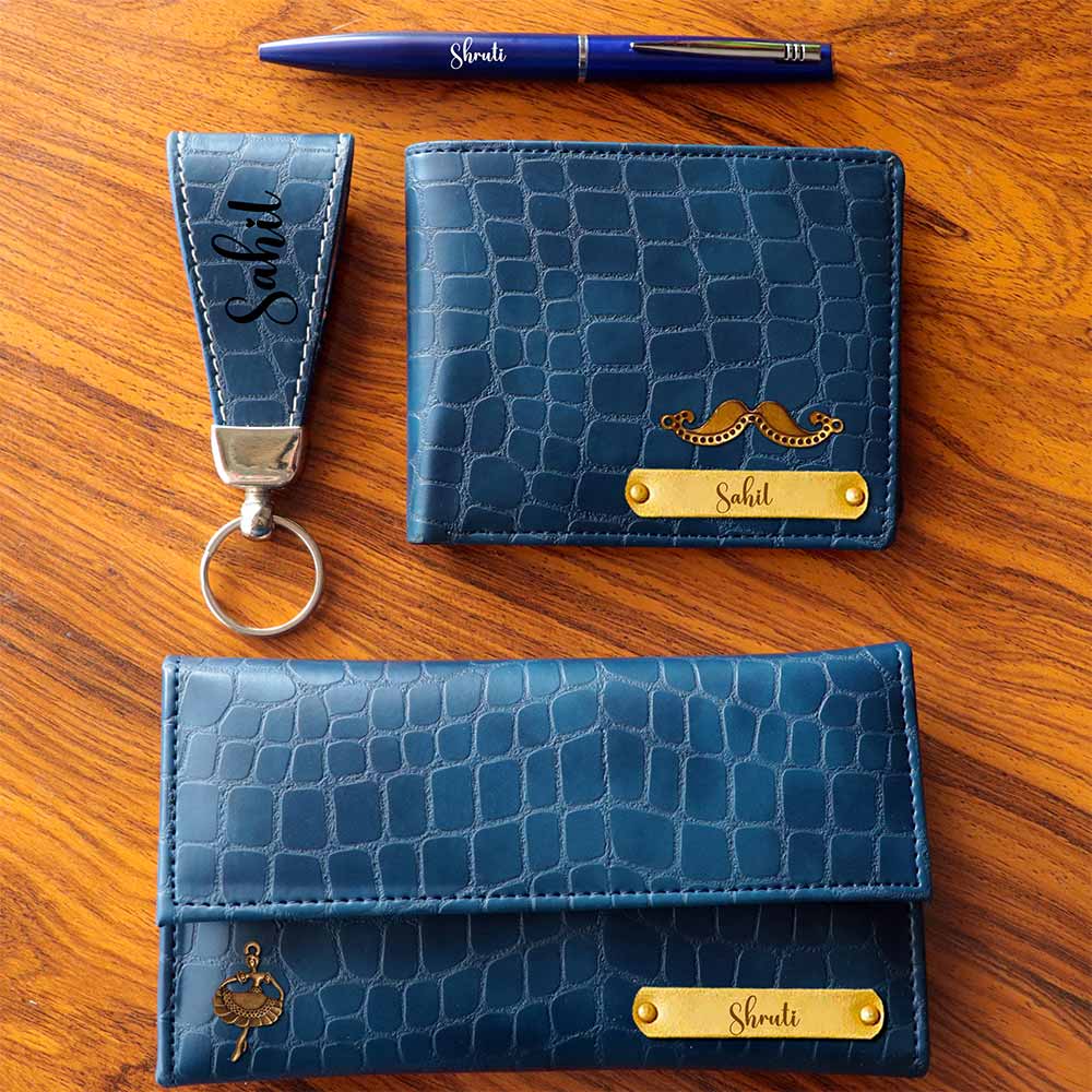 Crocodile Leather Corporate Combo Gift Set - Image 2