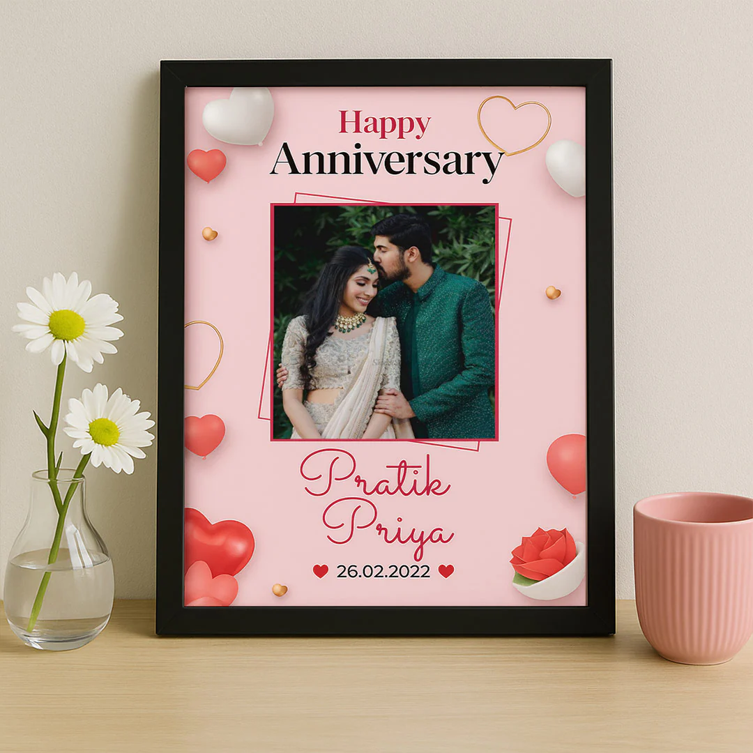 Custom Anniversary Photo Frame - Image 2