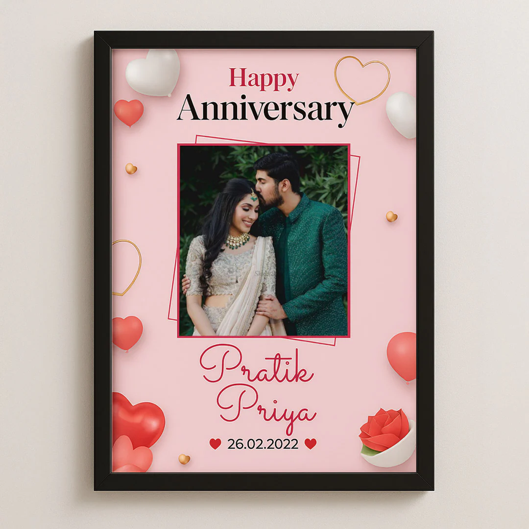 Custom Anniversary Photo Frame - Image 4