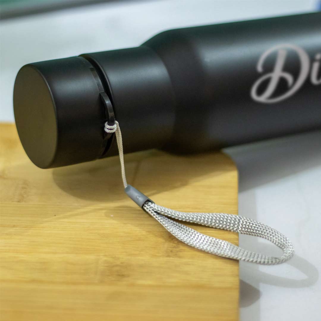 Custom Black Stainless Steel Water Bottle 500ml - Image 5