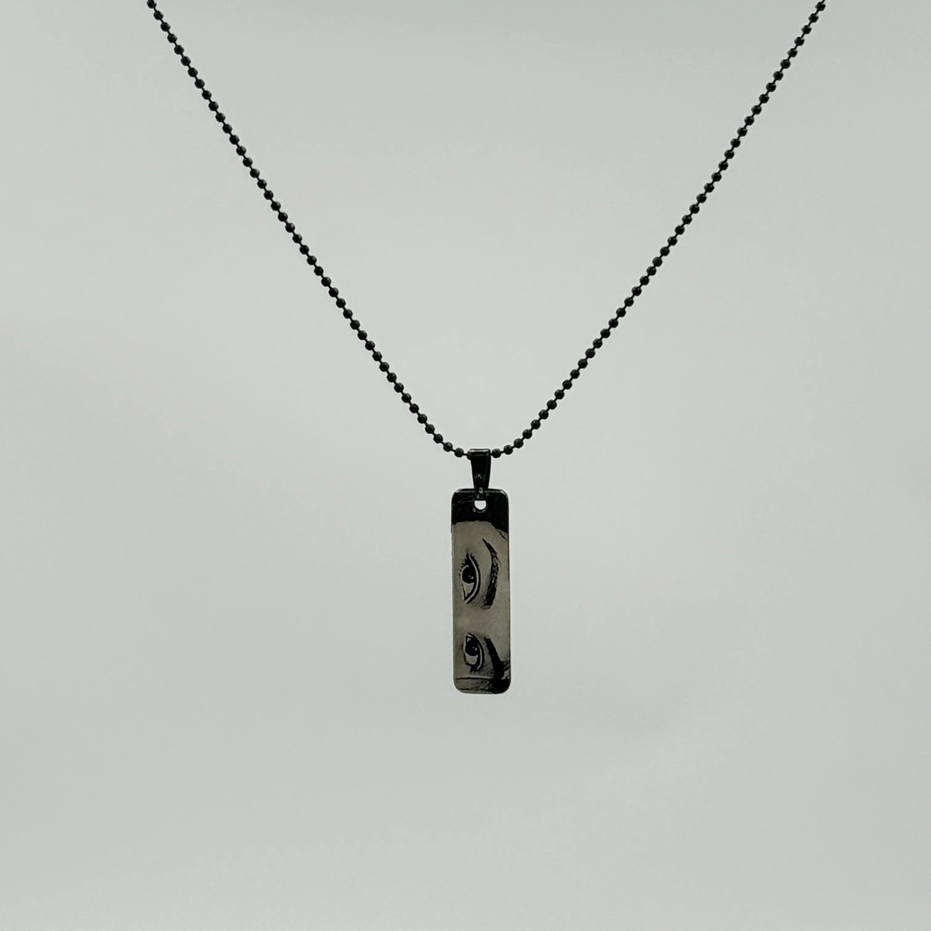 Custom Black & White Photo Engraved Necklace – Personalized Keepsake Pendant - Image 6