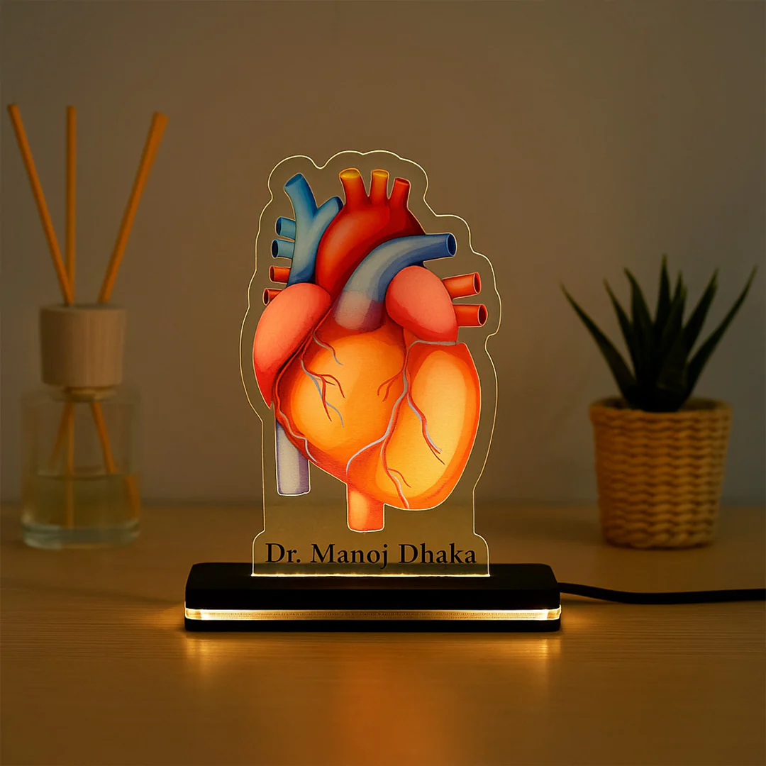 Custom Doctor Heart LED Lamp