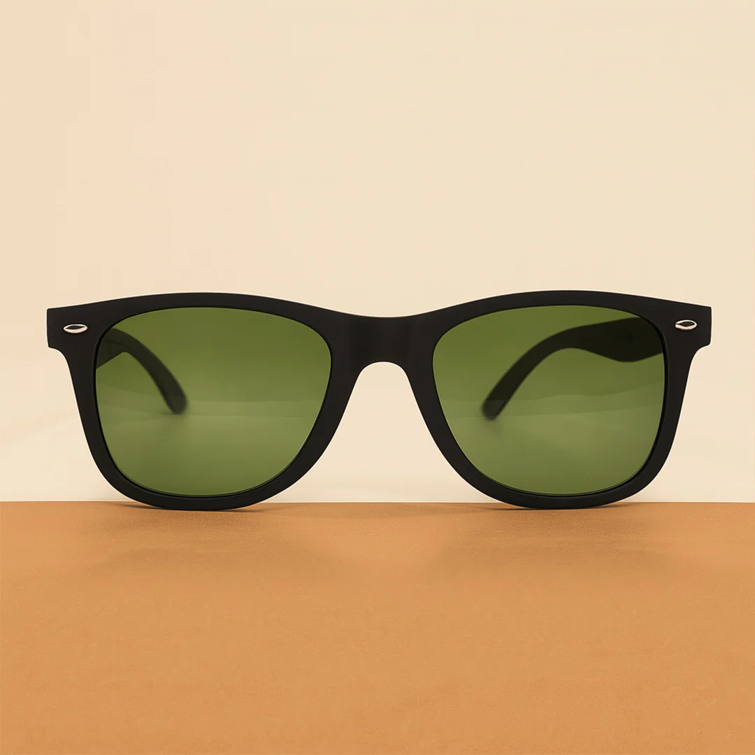 Custom Green Lens Sunglasses - Image 3