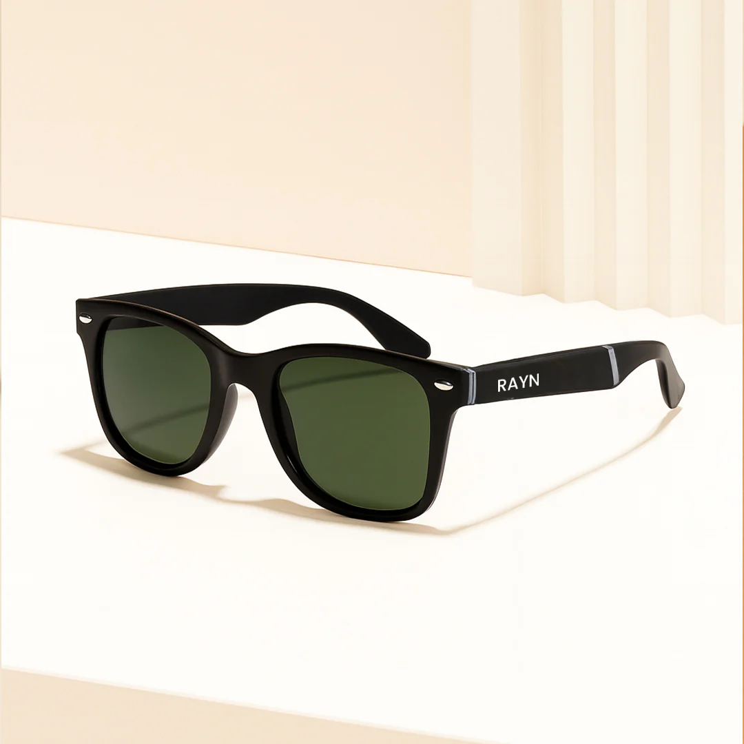 Custom Green Lens Sunglasses - Image 5