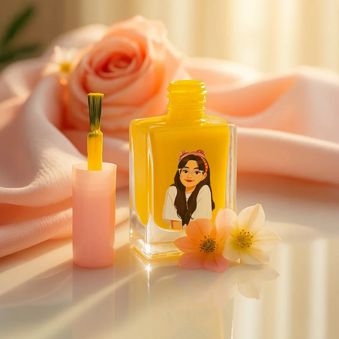 Custom Illustrated Nail Polish Bottle– 3 Pc Combo - Image 4