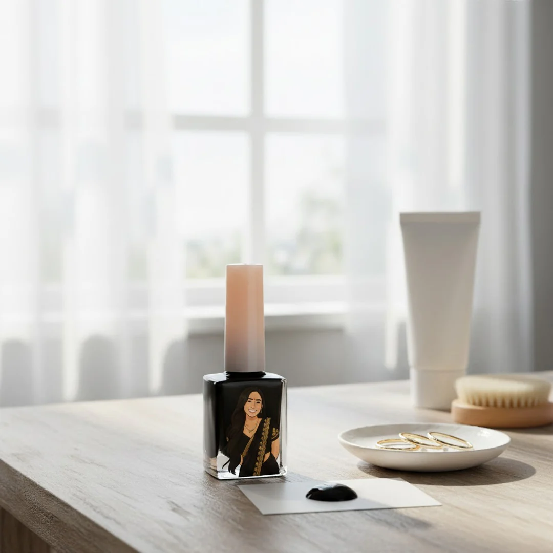 Custom Illustrated Nail Polish Bottle– 3 Pc Combo - Image 8
