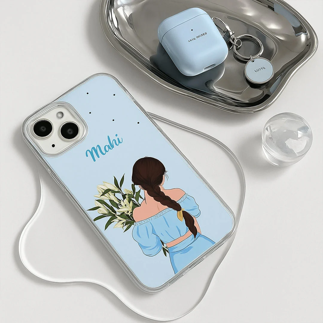 Custom Illustrated Name Phone Case - Image 7