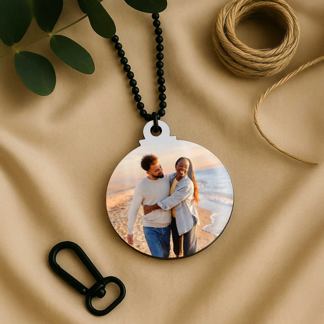Custom Photo Car Hanger – Round Acrylic-2x2" - Image 3