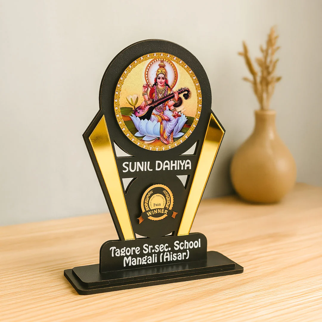 Custom Saraswati Trophy for School - Image 4
