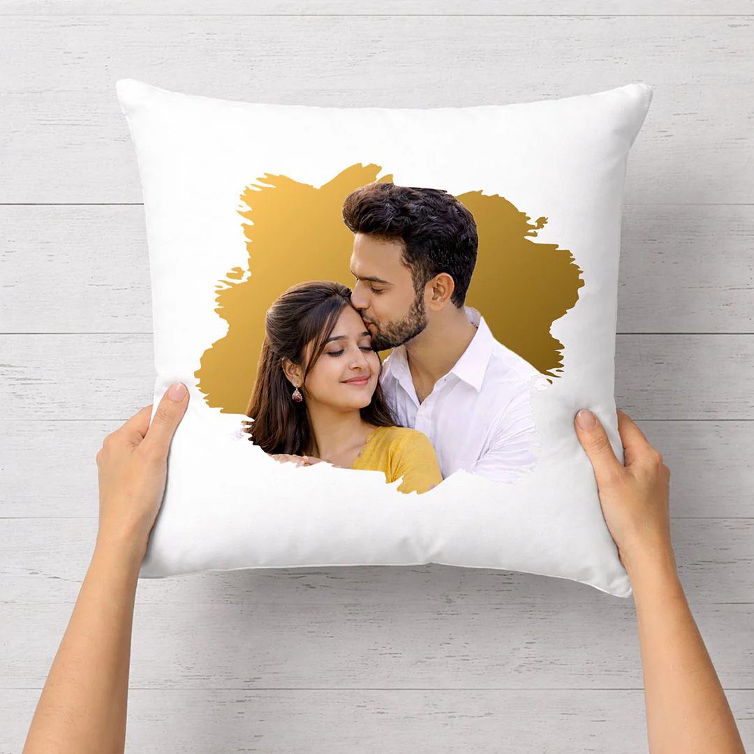 Custom Soft Memory Cushion Gift for Couples - Image 3