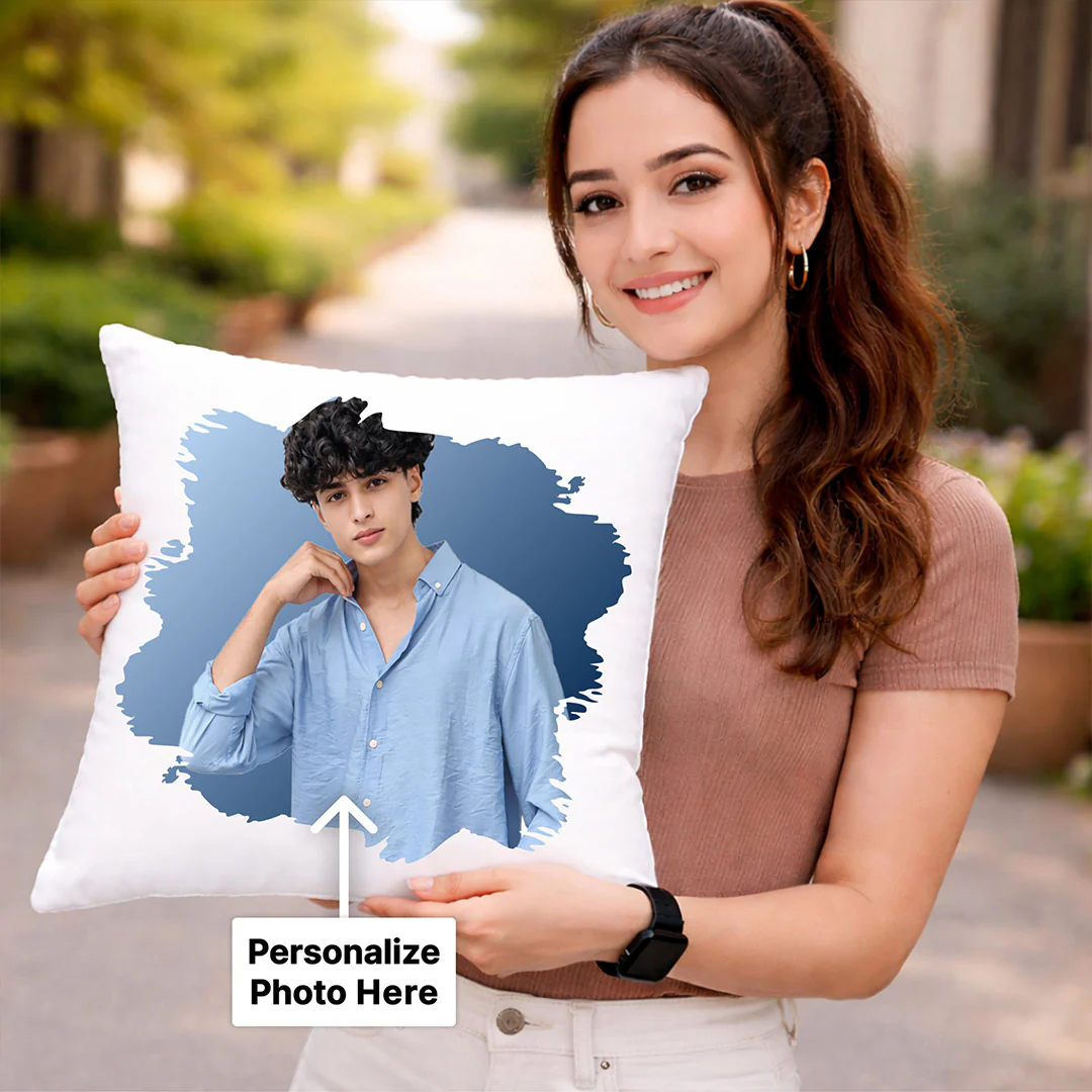Custom Soft Memory Cushion Gift for Him - Image 3