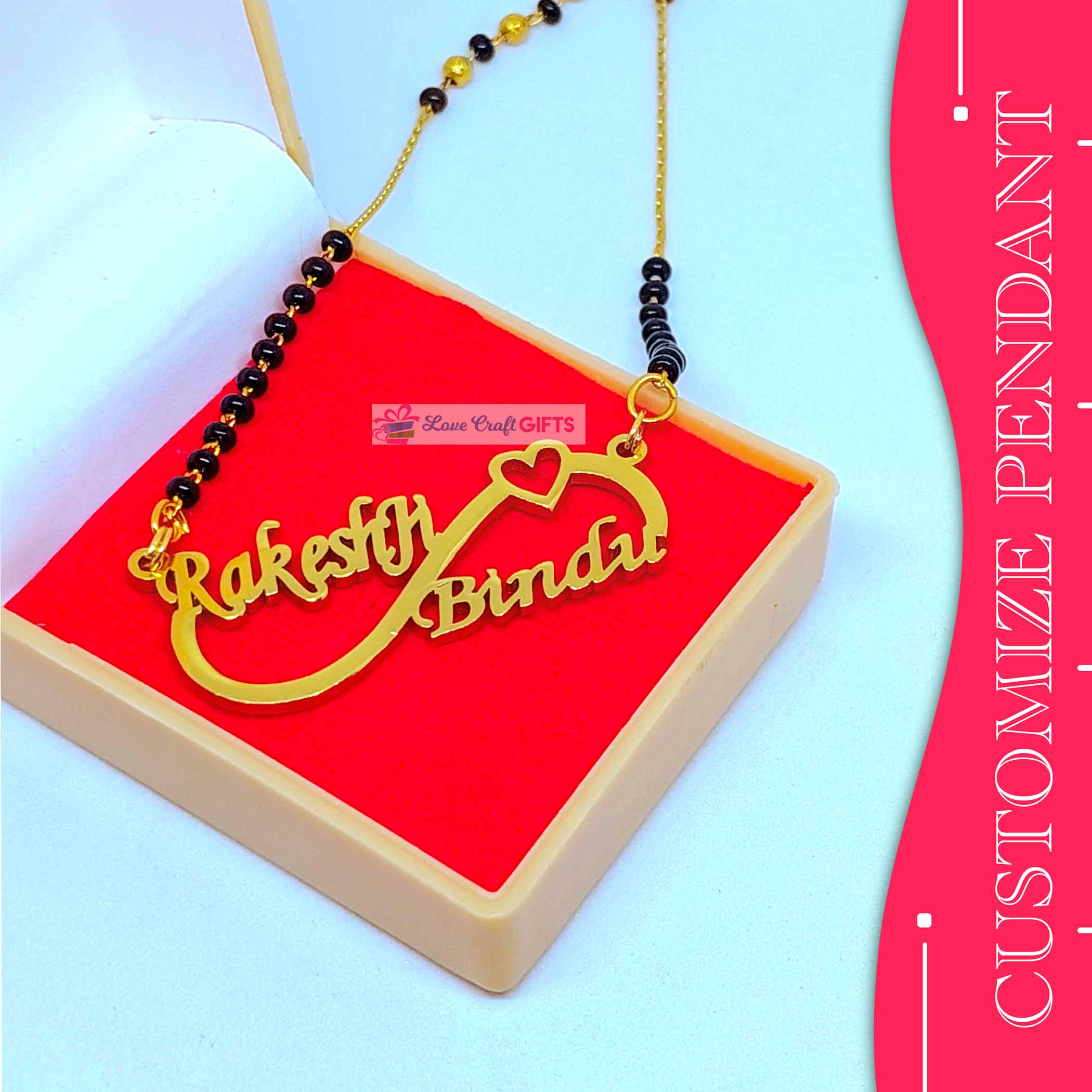 CUSTOMIZE INFINITY PENDANT