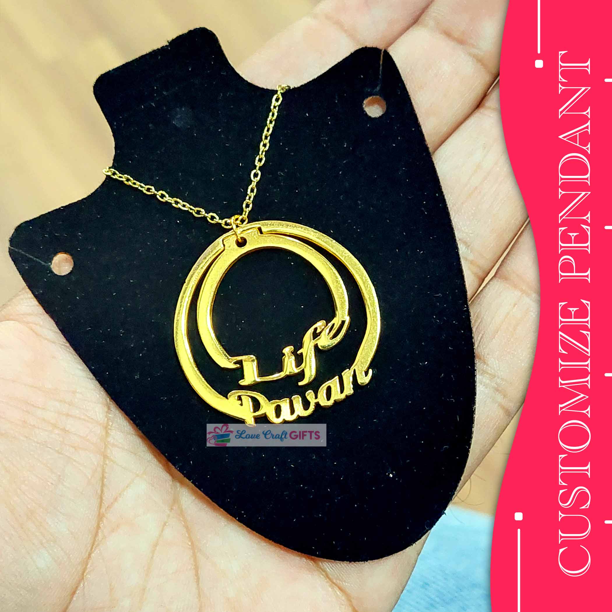 CUSTOMIZE NAME PENDANT
