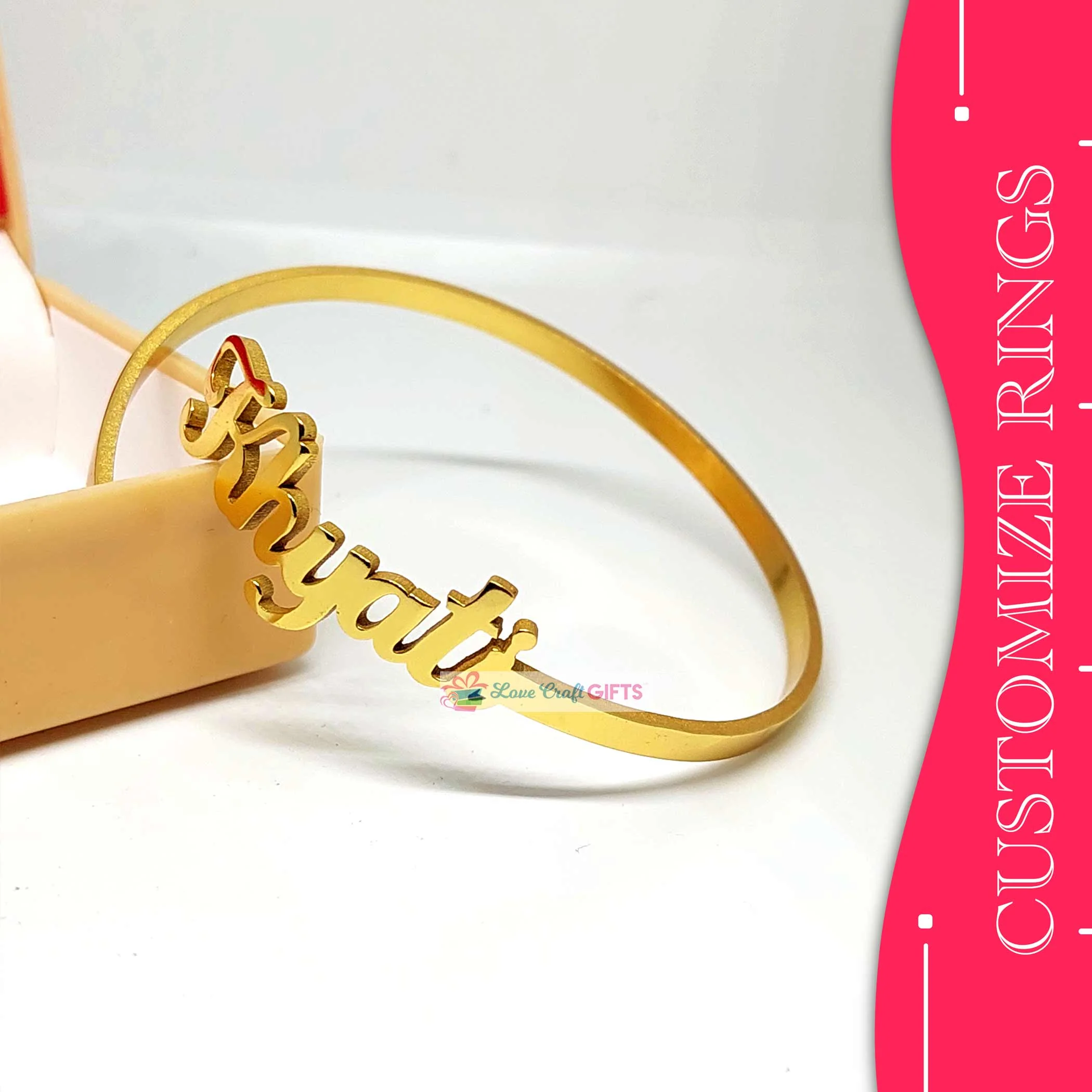 CUSTOMIZE NAME BANGLE