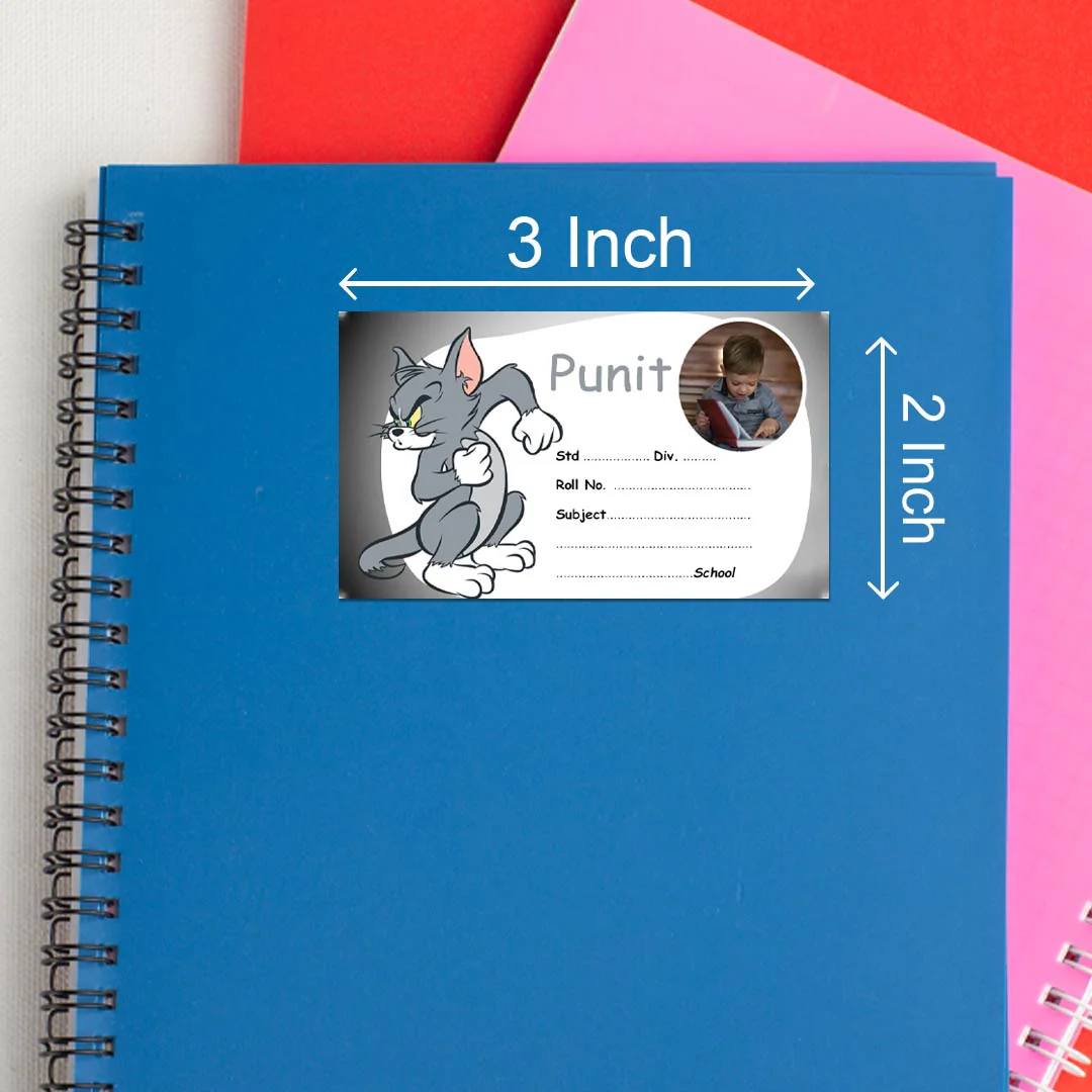 Customized Tom Name Slips | 12x18" Sheet with 36 Labels - Image 3