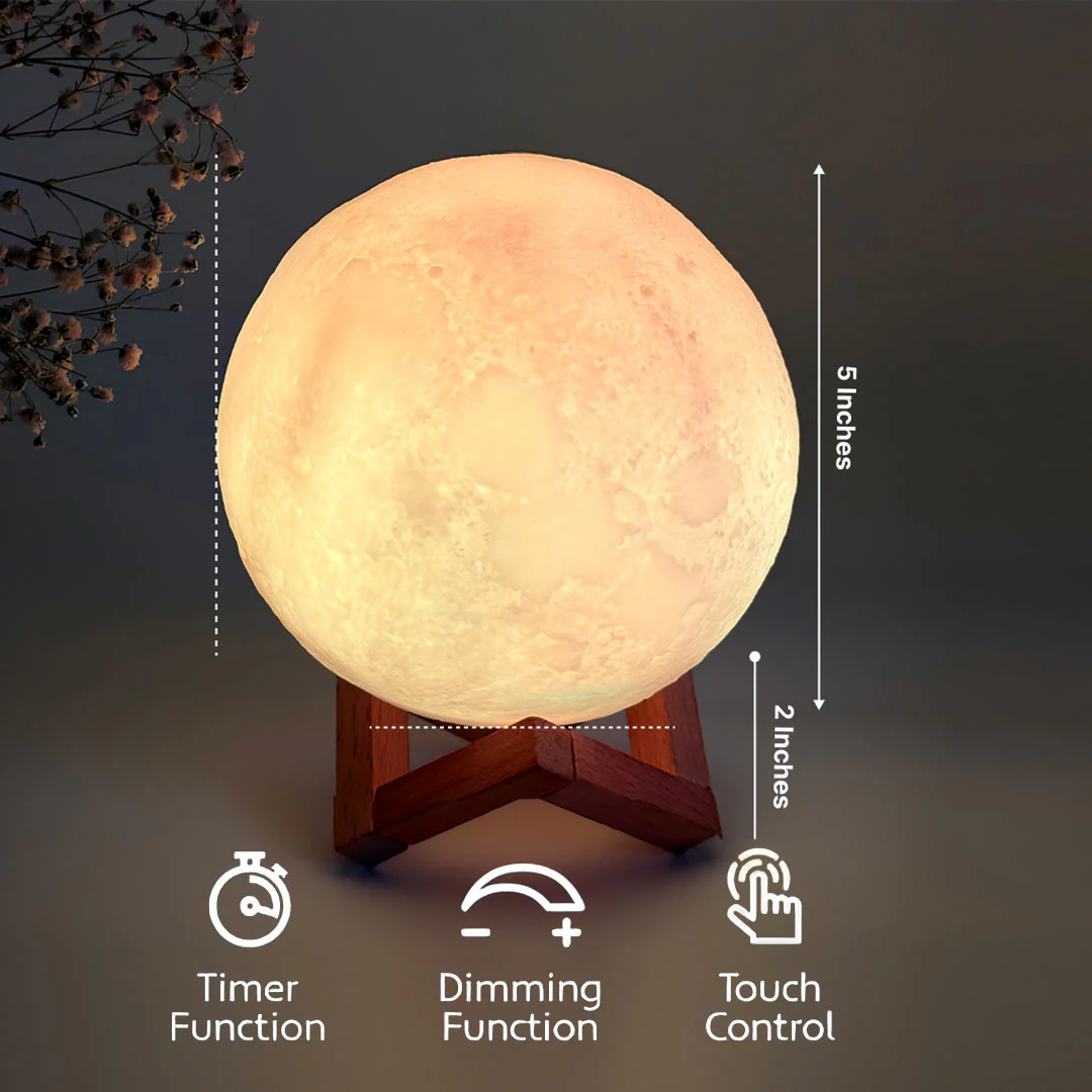 Customized 3d Moon Color Changing Lamp - Image 6