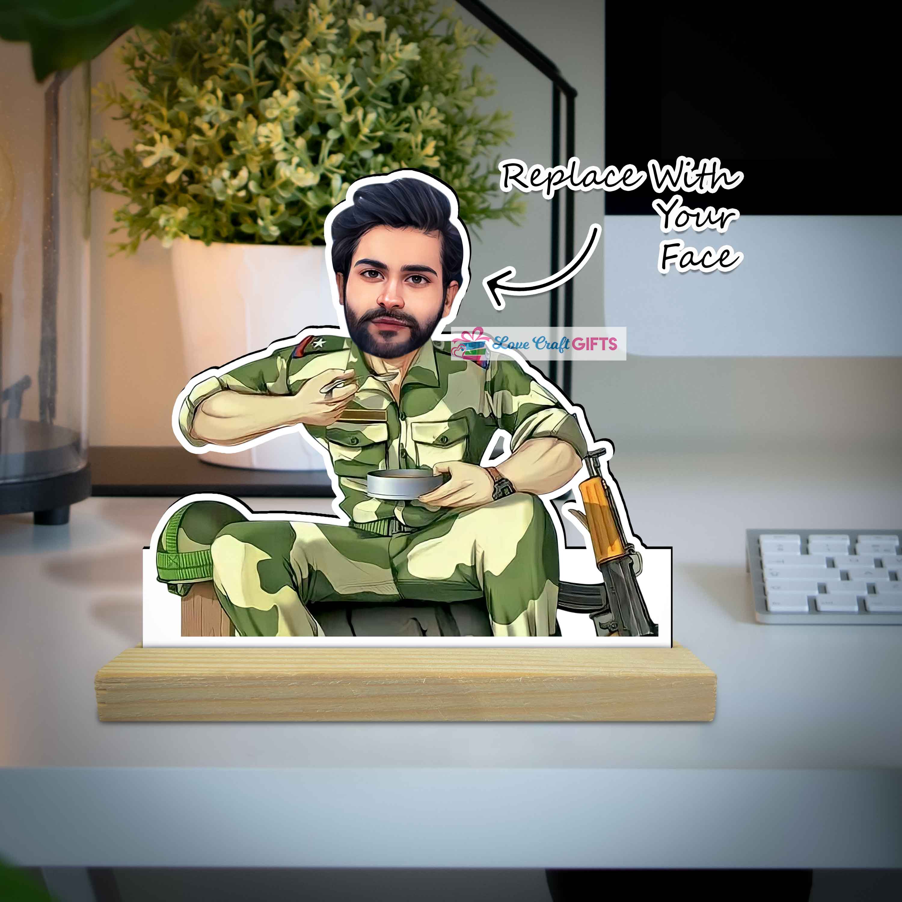CUSTOMIZED ARMY CARICATURE