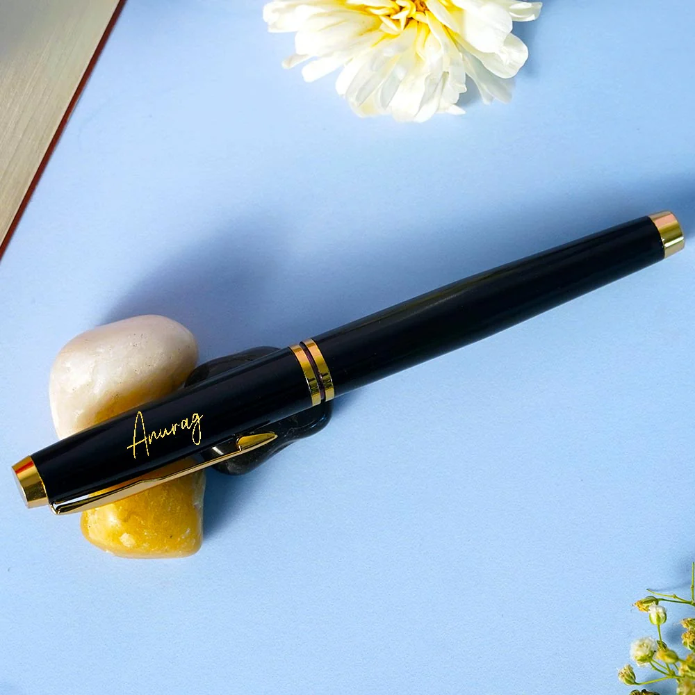 Classic Metallic Finish Ball Pen - Black