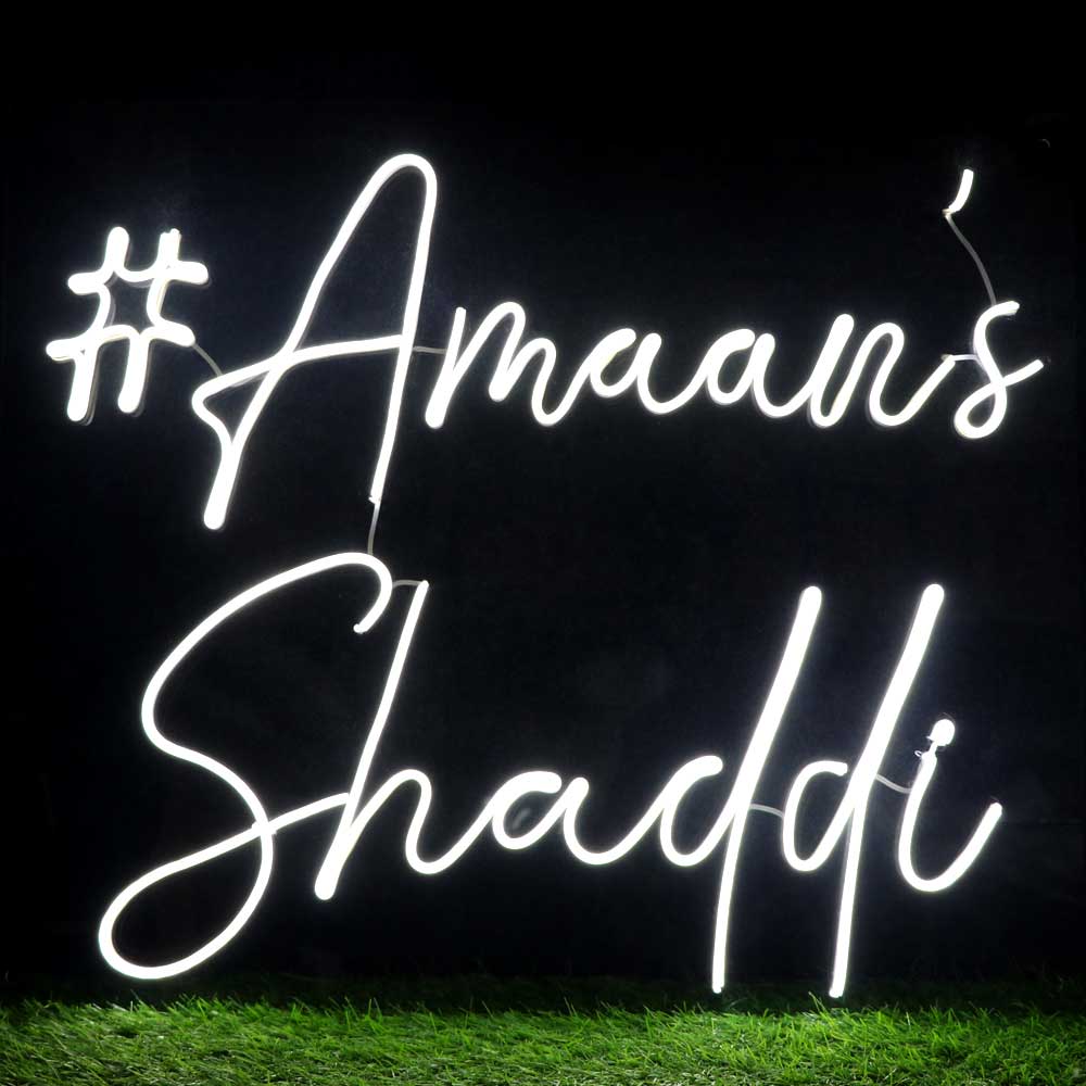 Customized Neon Name Light Frames-24x24"