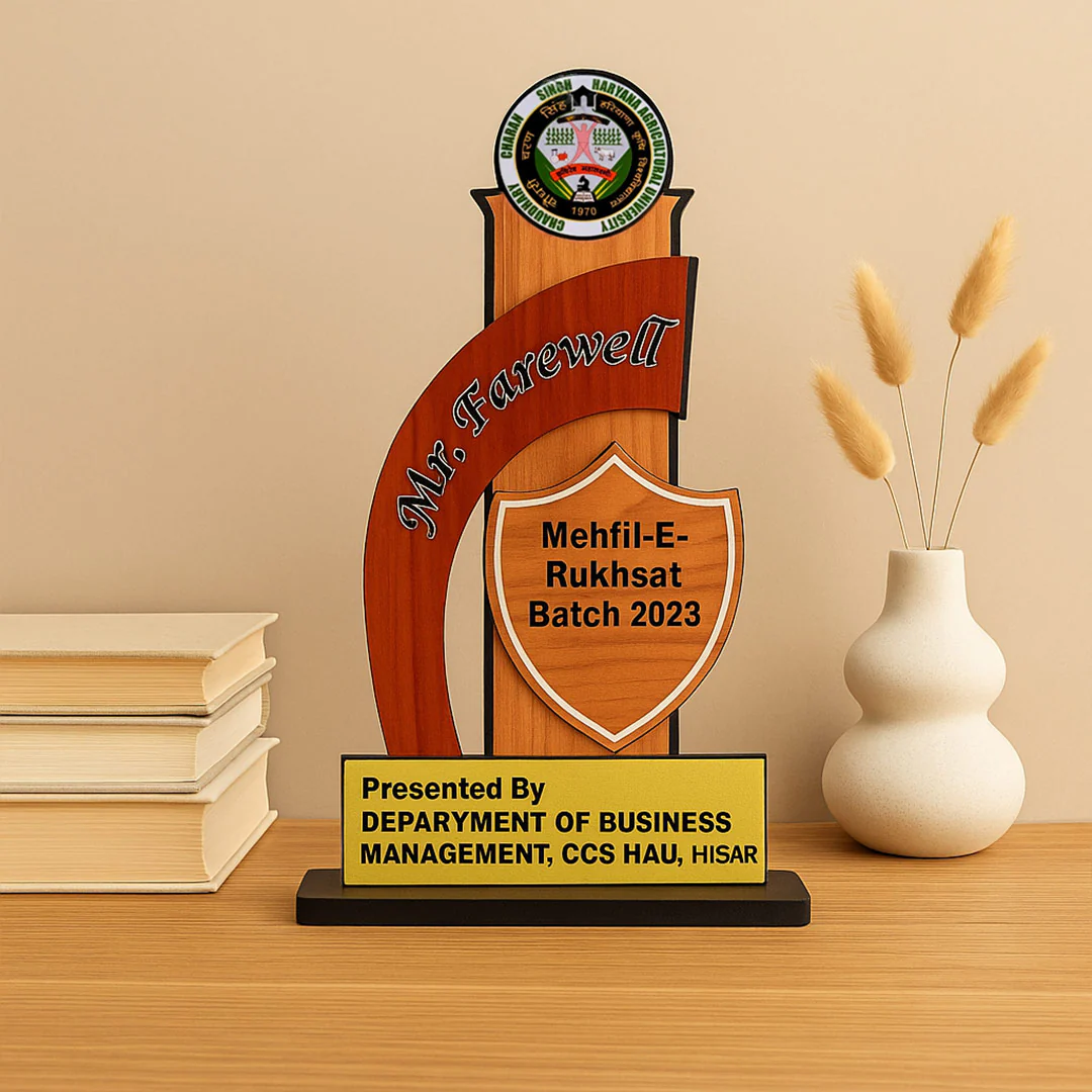Customized Farewell Trophy - Image 4