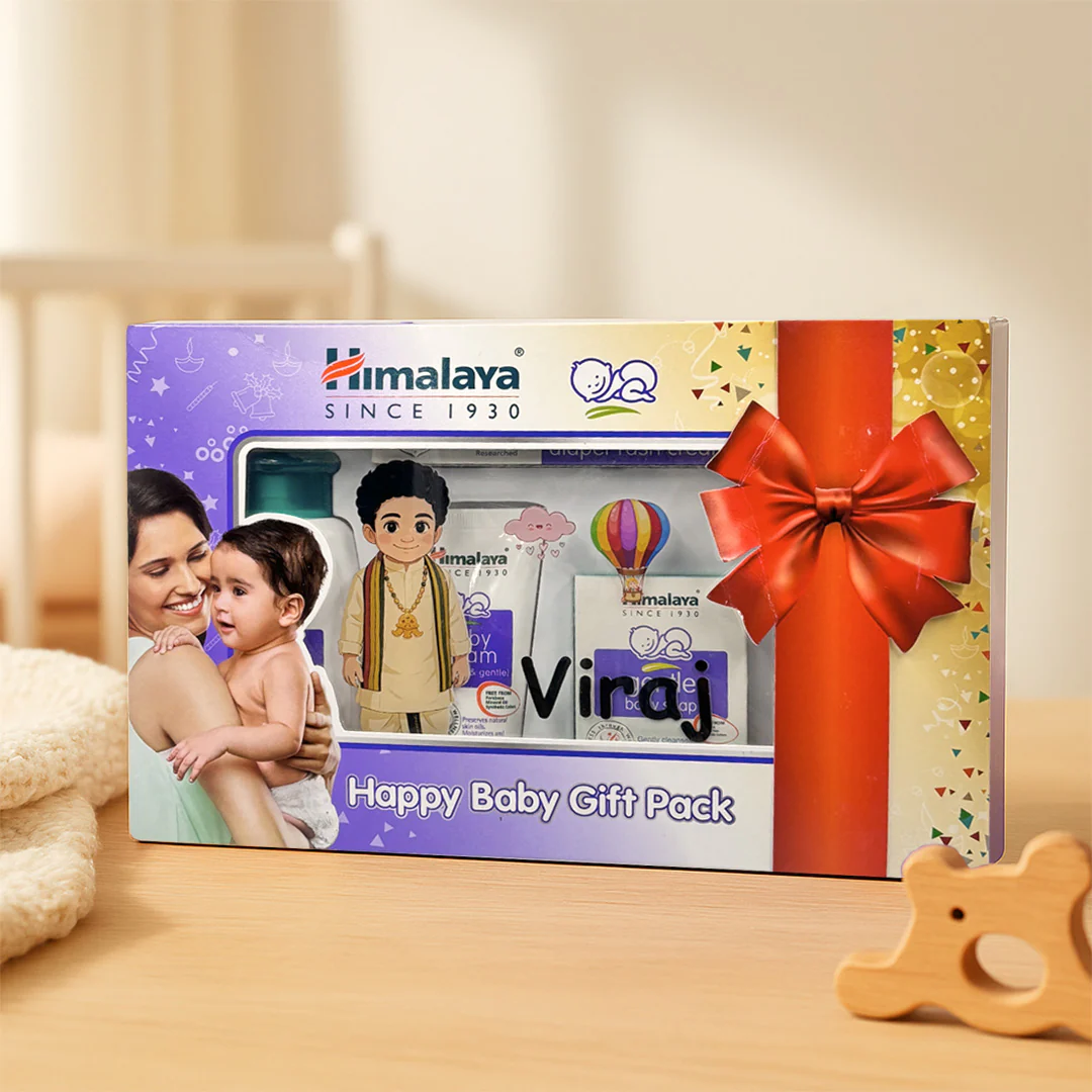 Customized Himalaya Baby Care Gift Box-5pc