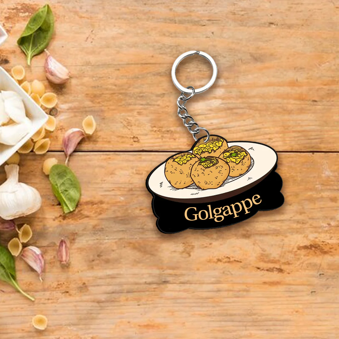 Customized Indian Food Keychain With Name - Image 11