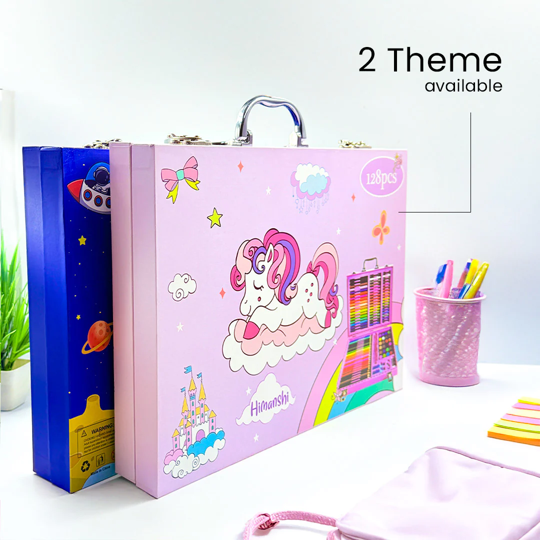 Customized Kids Color Set Suitcase - Set of 128 Piece - Image 5