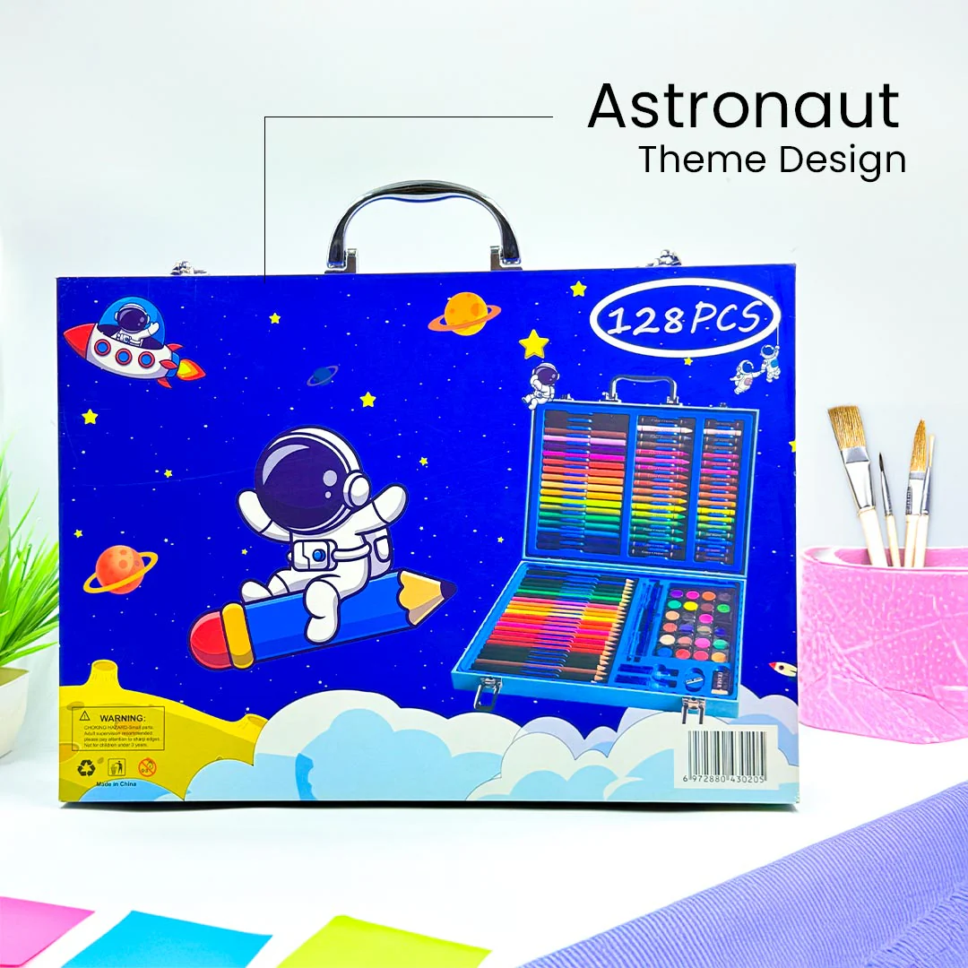 Customized Kids Color Set Suitcase - Set of 128 Piece - Image 6