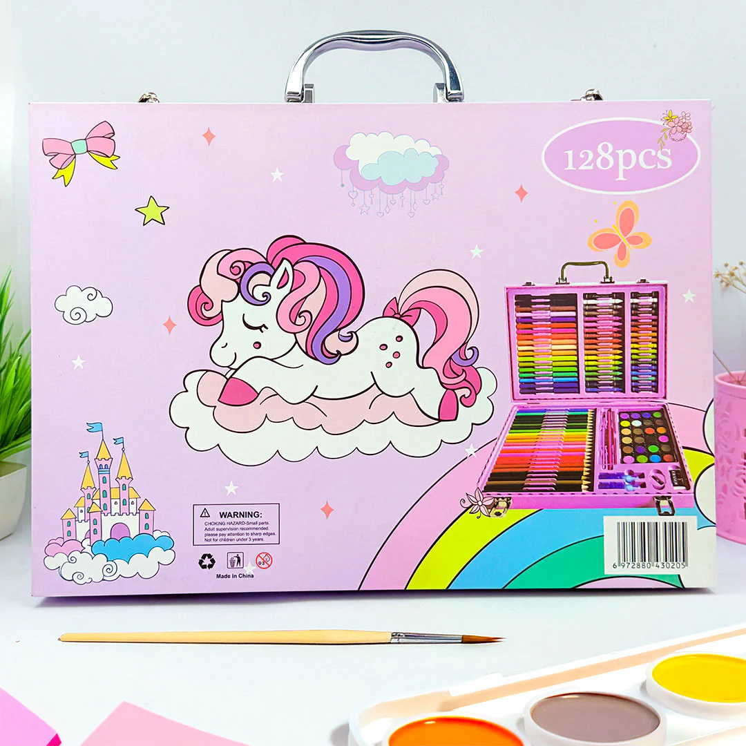 Customized Kids Color Set Suitcase - Set of 128 Piece - Image 7
