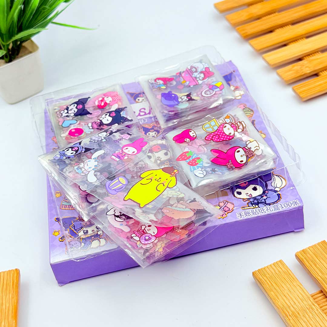 Customized Kids Cute Diary Combo 3 In 1 - Kuromi Purple Theme Set - Image 8