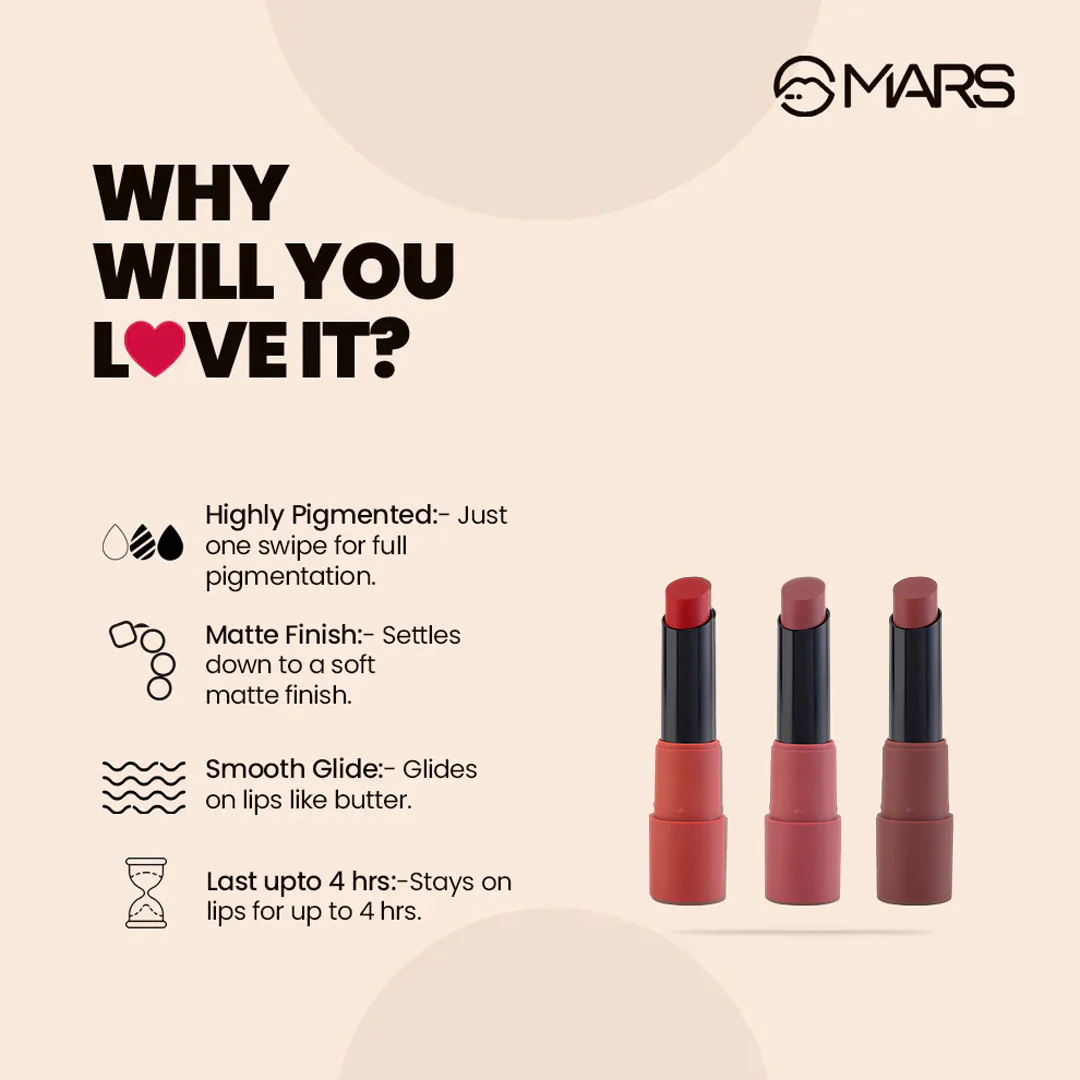 Customized Mars Matte Lipsticks Box | Set of 3 - Image 5
