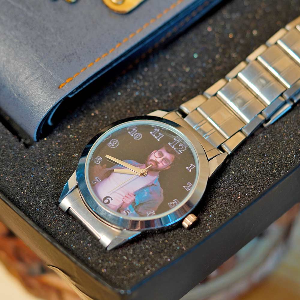 Customized Men's Wallet & Watch Combo - Image 14