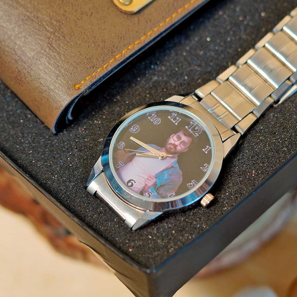 Customized Men's Wallet & Watch Combo - Image 23