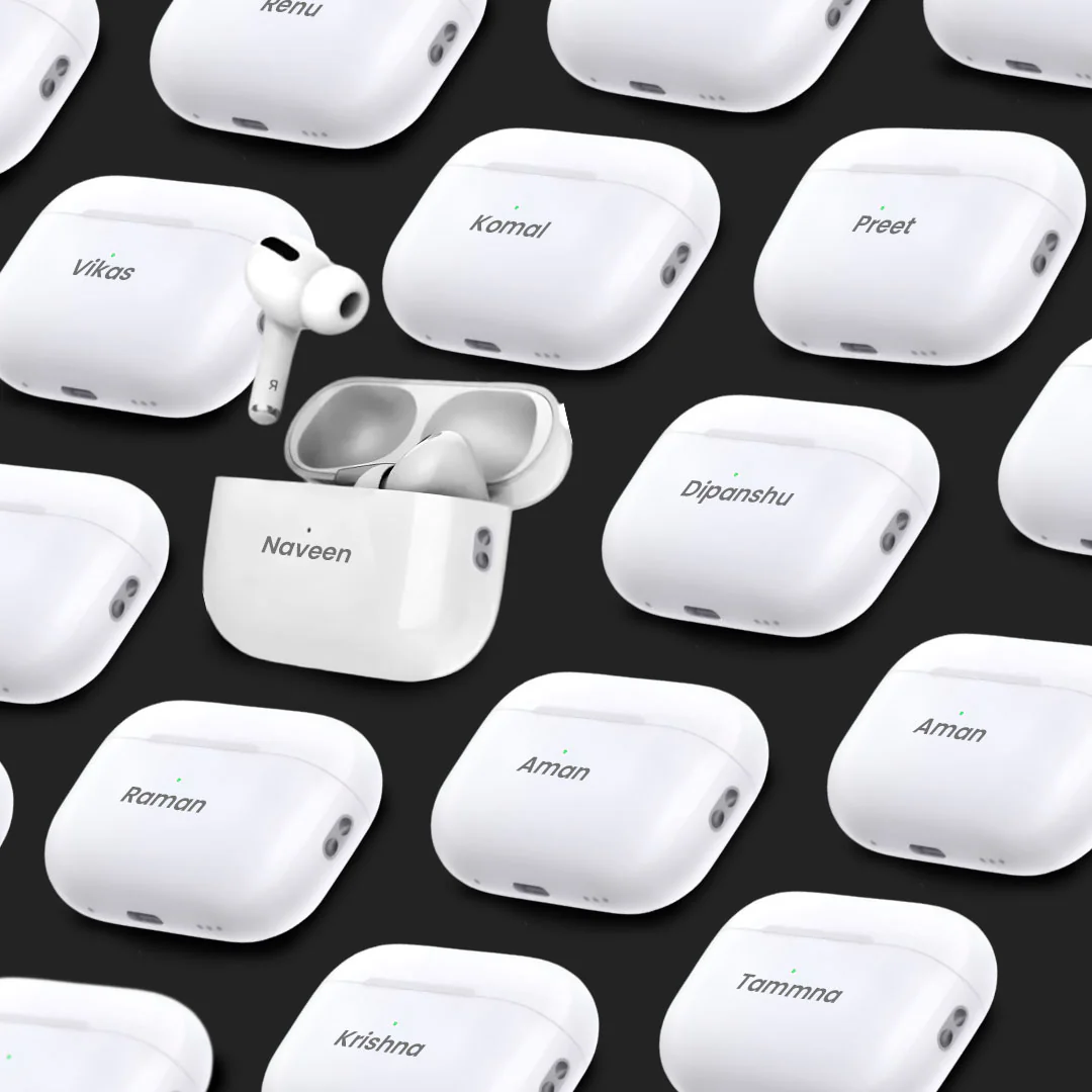 Customized Name Bluetooth Wireless Earbuds & Cover - Image 10