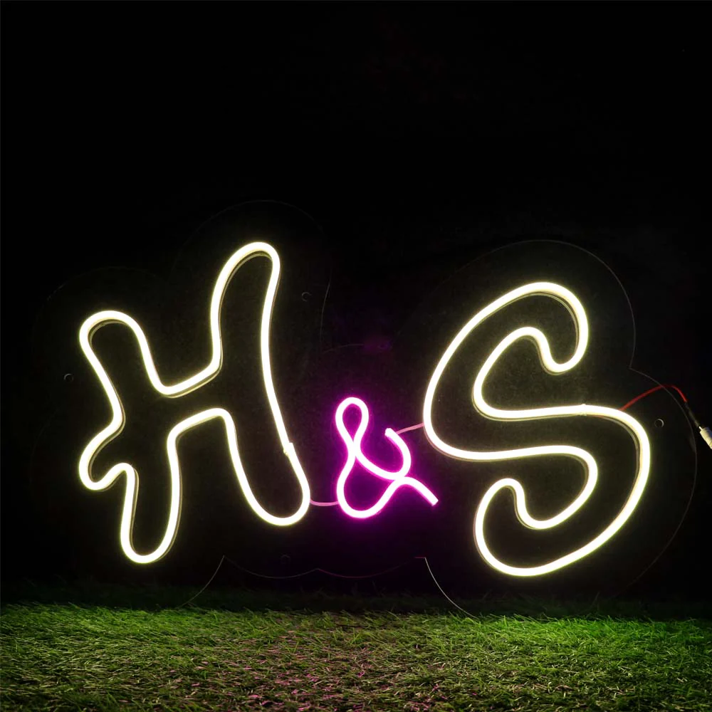 Customized Neon Name Light Frames-14x26"