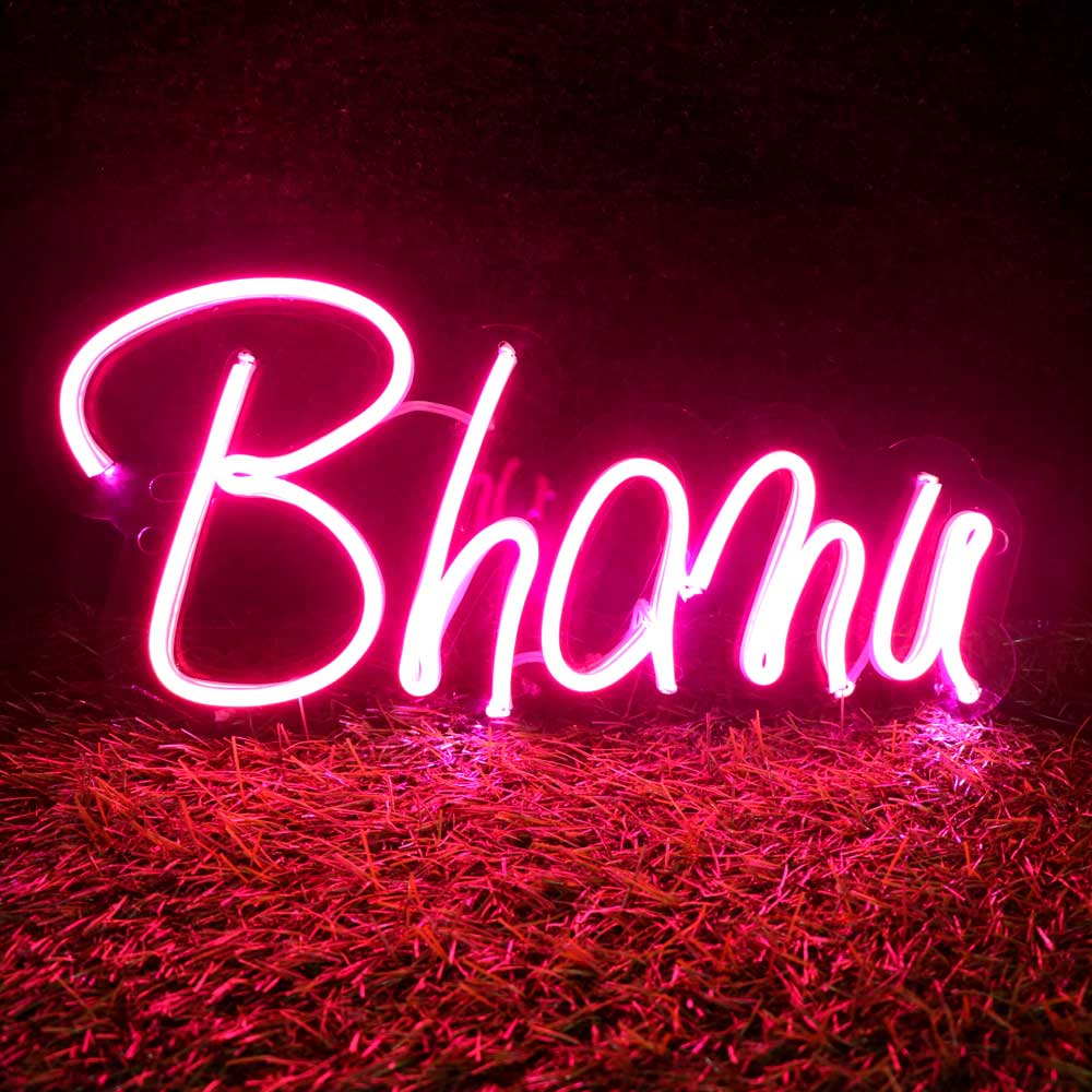 Customized Neon Name Light Frames