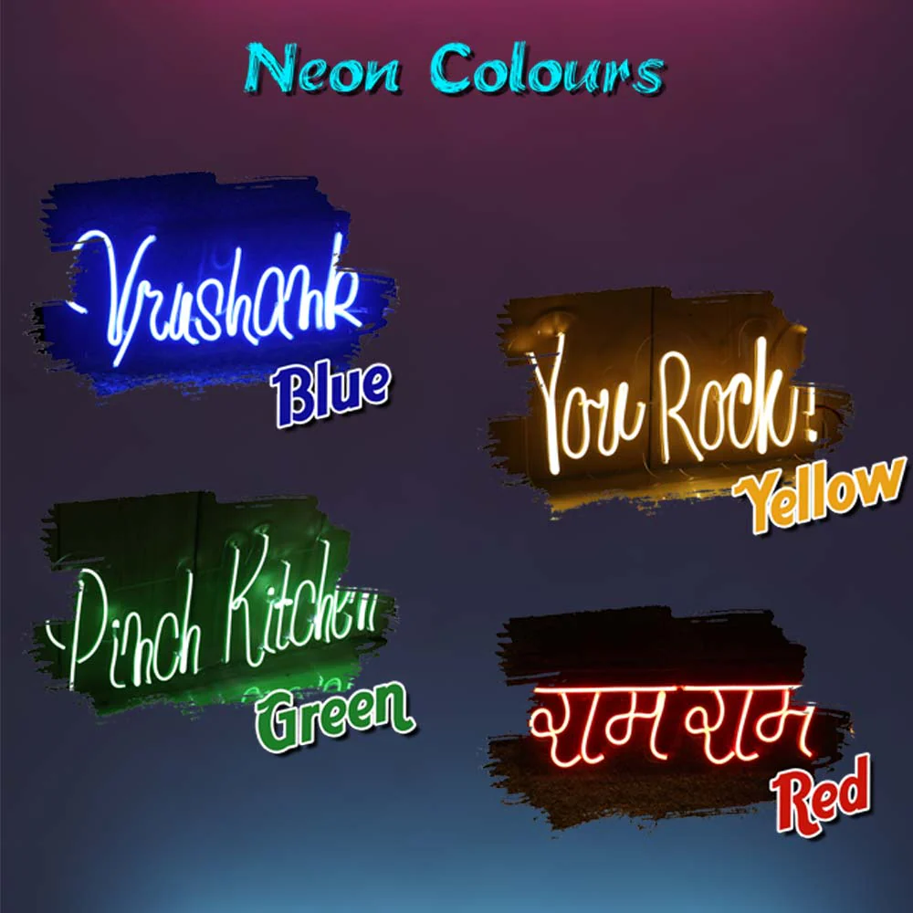Customized Neon Name Light Frames For Shop-15x15" - Image 5